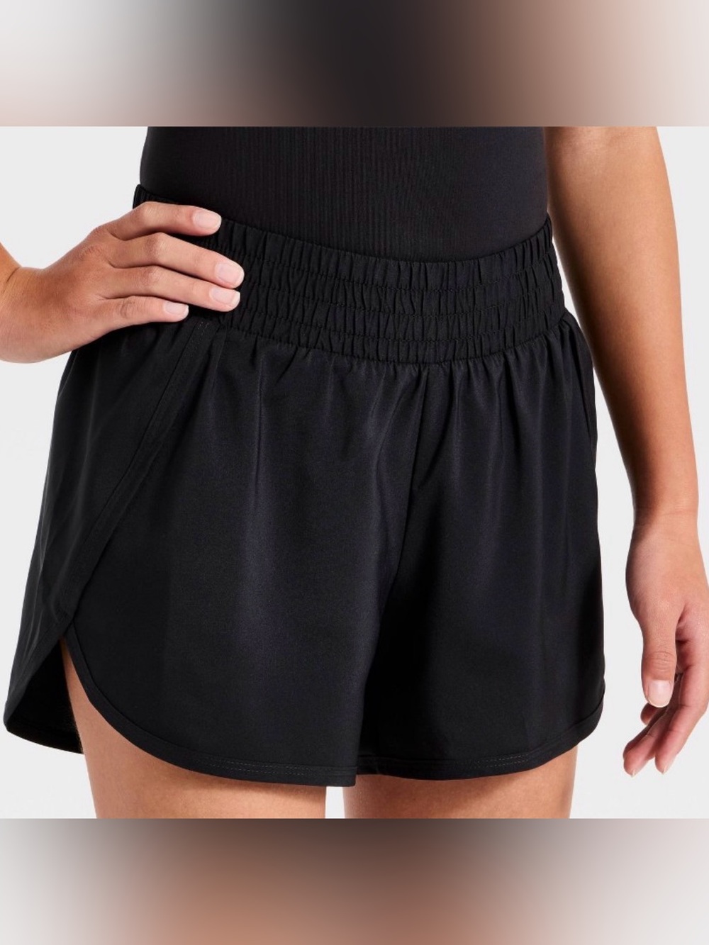All in Motion Girls Black Athletic Shorts - L (10/12)